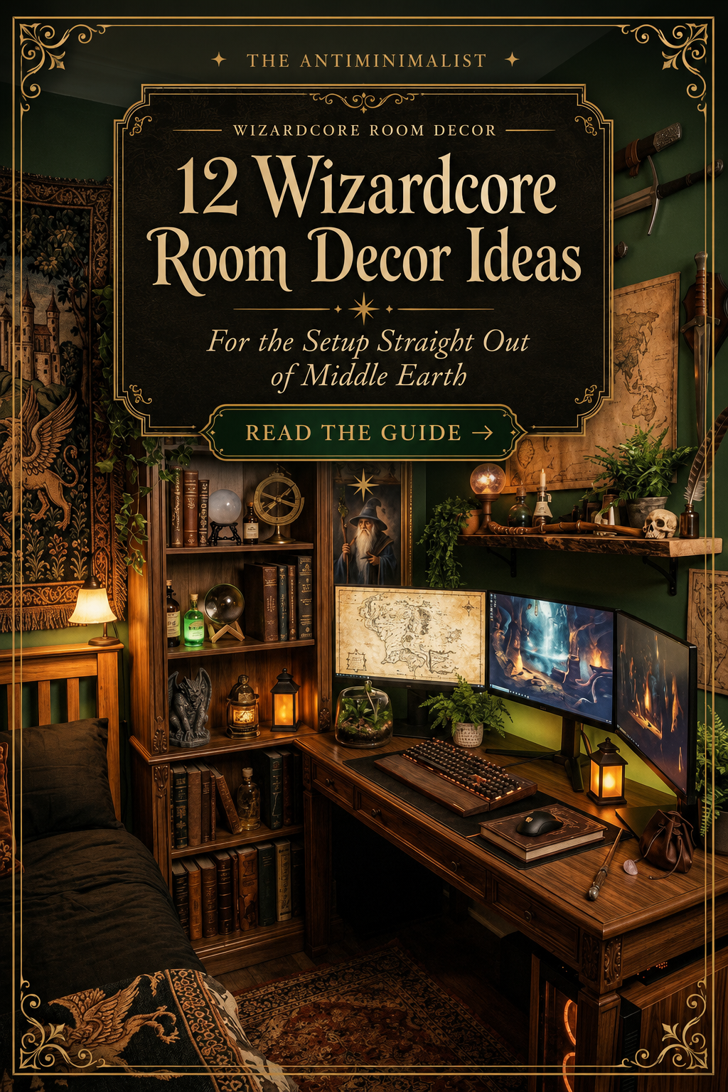 wizardcore aesthetic, wizard aesthetic room, wizard study aesthetic, medieval fantasy room decor, wizard tower aesthetic, Ravenclaw aesthetic, fantasy bedroom, wizardcore decor, medieval room decor ideas