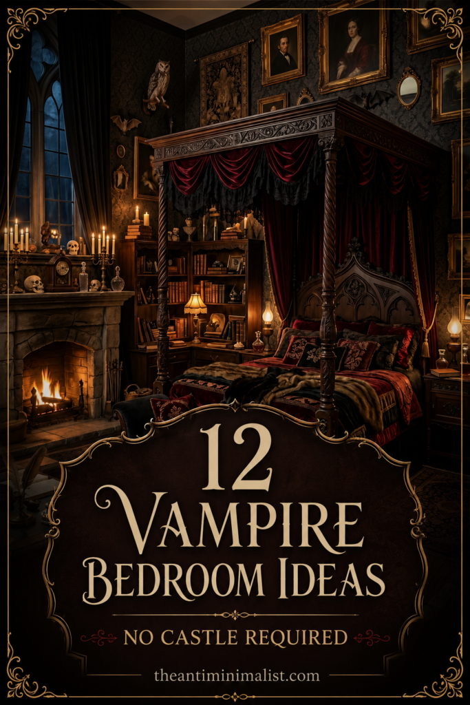 12 Vampire Bedroom Ideas: No Castle Required